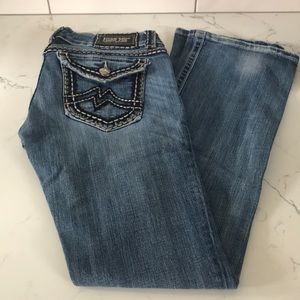 Miss Me Irene Boot Cut Jeans Size 31x35